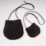 Midnight Suede Mini Tortellini Bag