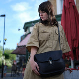 Black Large Telegram Bag