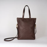 Chocolate Zip Top Tote