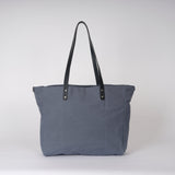 Dark Chambray Midi Tote