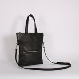 Black Zip Top Tote