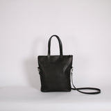 Black Zip Top Tote